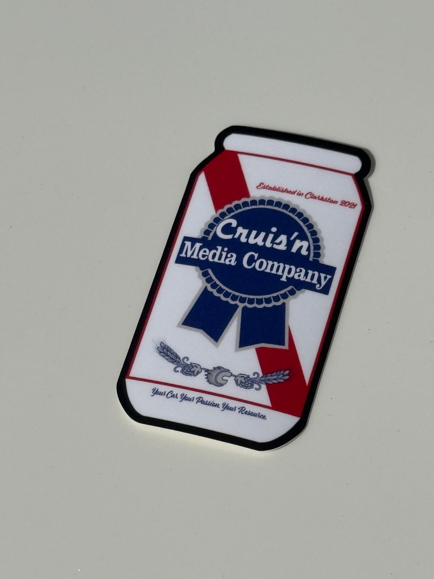Beer Sticker #3 (Pabst Blue Ribbon)