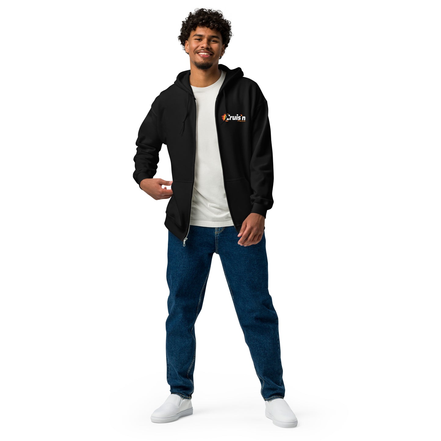Cruis'n Media Unisex zip hoodie