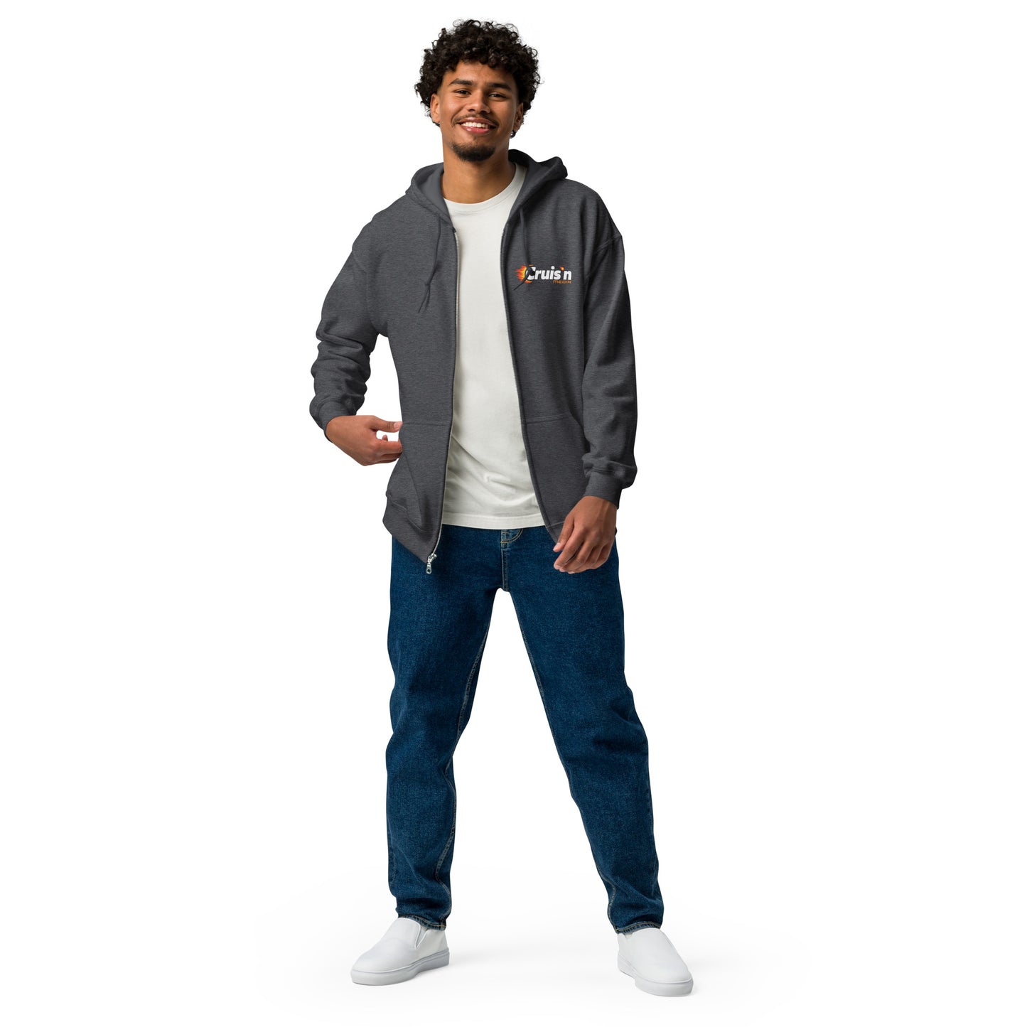 Cruis'n Media Unisex zip hoodie
