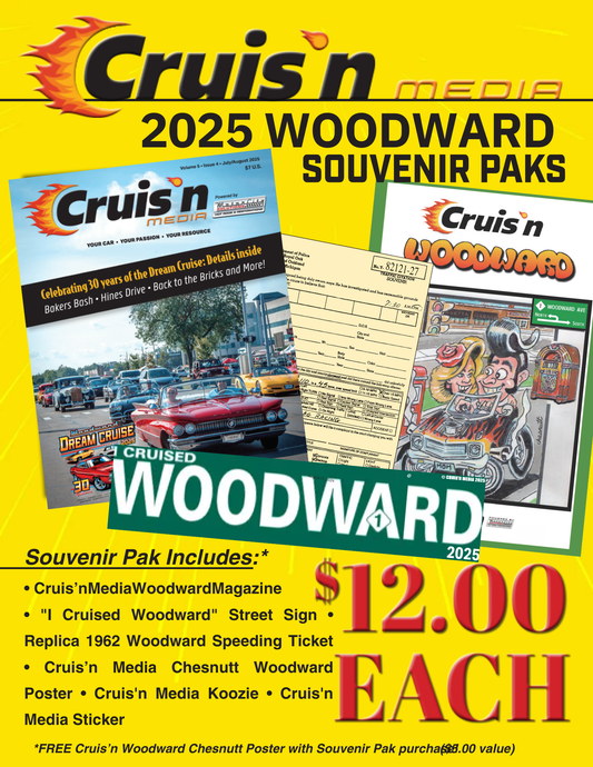 2025 Woodward Dream Cruise Souvenir Pak - SOLD OUT
