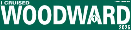"I Cruised Woodward" 2025 Street Sign